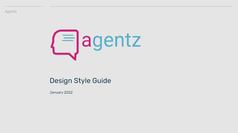 Agentz Brand Guide Thumbnail